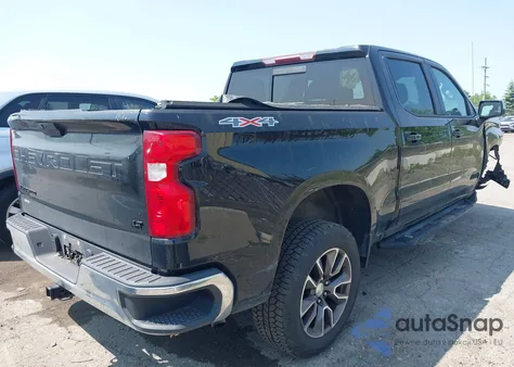 2020 Chevrolet Silverado 4Wd Short Bed Lt из США, поврежденный, VIN 3GCUYDED8LG320227